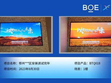 湖北鄂州**區(qū)1樓BTQ018安裝調(diào)試完畢