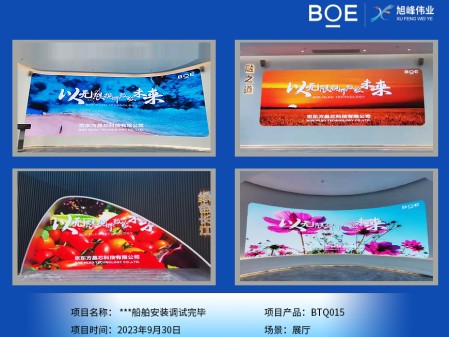 湖北**船舶展廳BTQ015安裝調(diào)試完畢