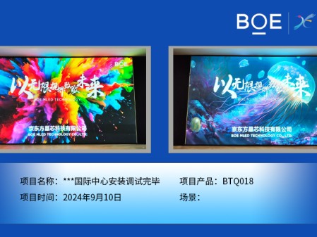 湖北***國際中心安裝調(diào)試完畢
