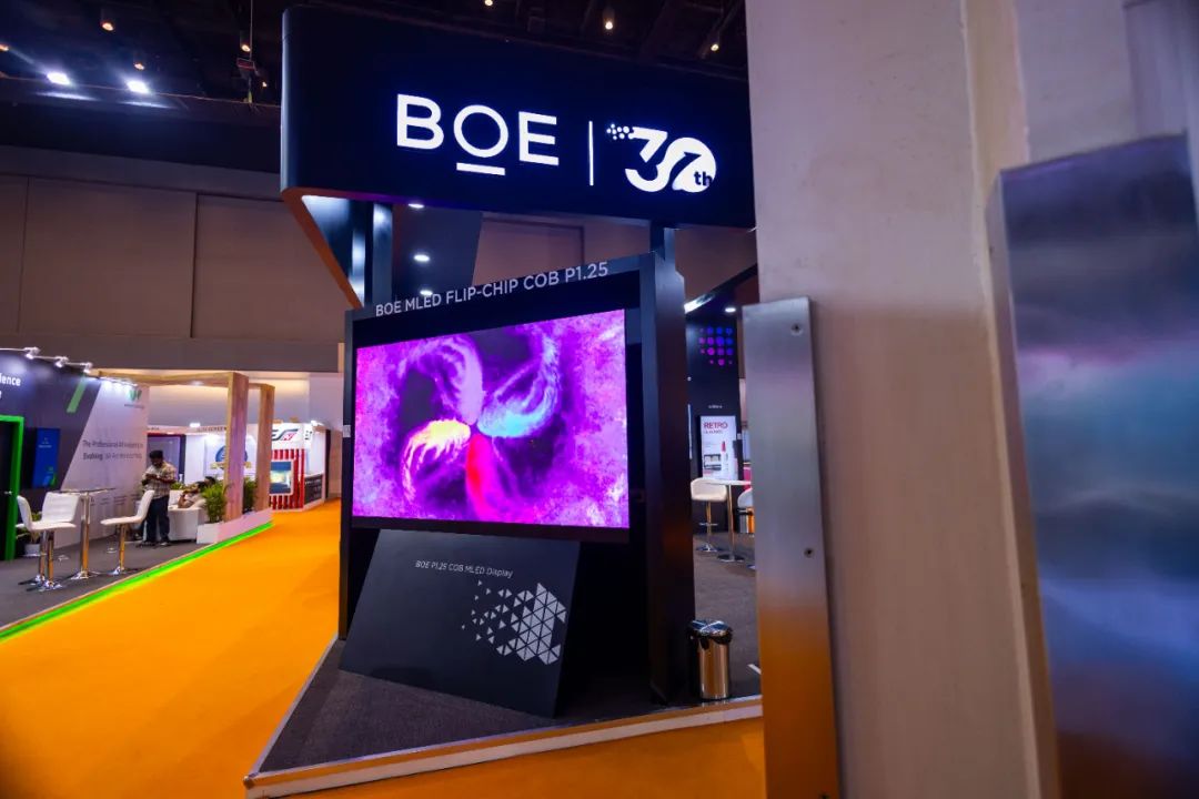 湖北BOE MLED COB卓越畫(huà)質(zhì)亮相國(guó)際舞臺(tái)